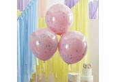 Confetti Ballonnen Dubbellaags Pastel XL (3st) Ginger Ray