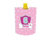 Printable knijpfruit  Paw Patrol Pink -Knijpfruit printable Daisy Pastel - Direct Download