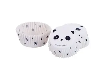 Panda cupcake vormpjes (50st) A little lovely company