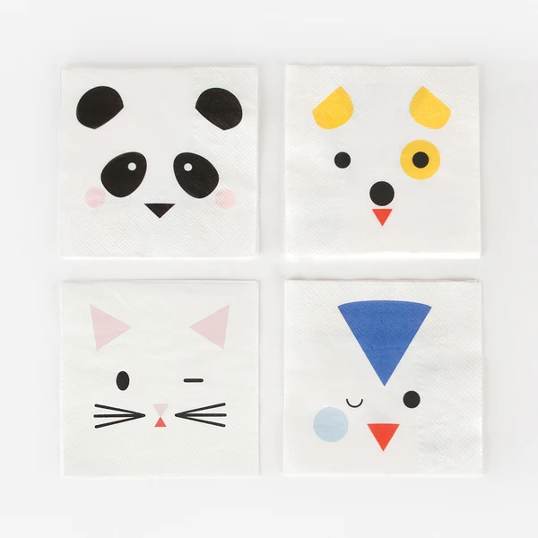 Gebaksservetten cute animals (20st) My Little Day