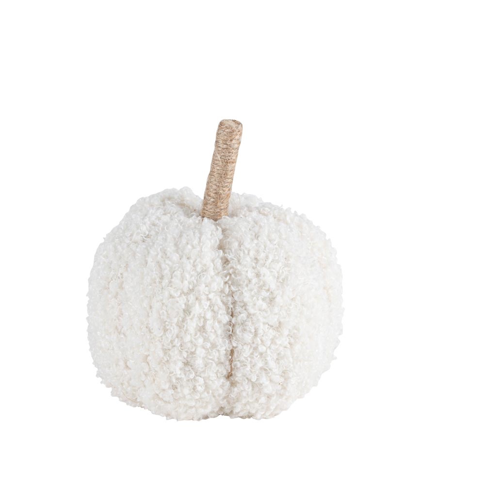Pompoen Wit Boucle