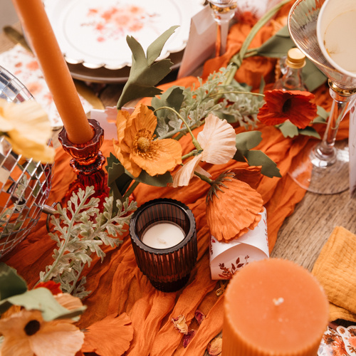 Tafelloper kaasdoek Pumpkin