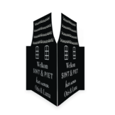 Sinterklaas raambord  grachtenpand