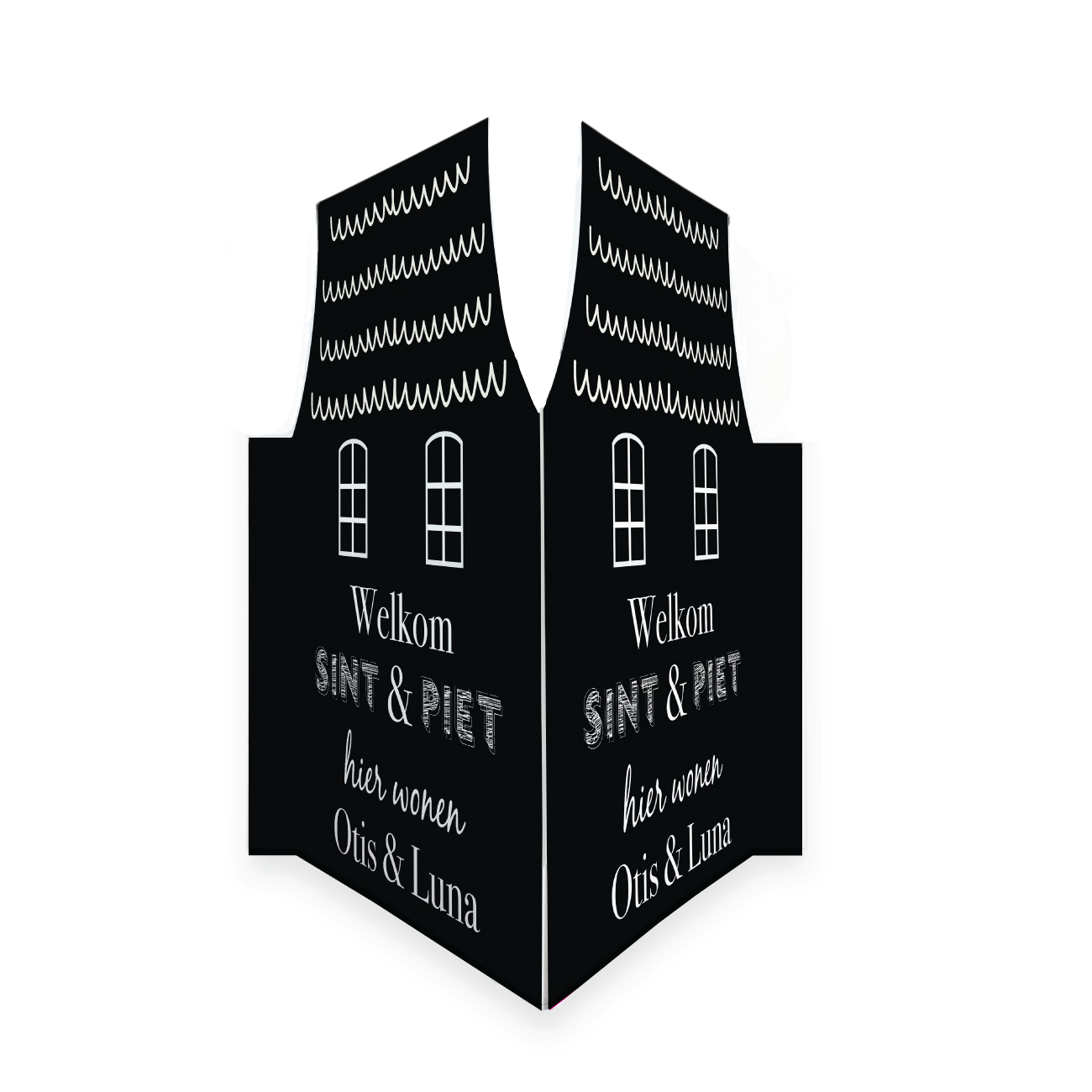 Sinterklaas raambord  grachtenpand