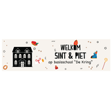 Spandoek Welkom Sint & Piet School