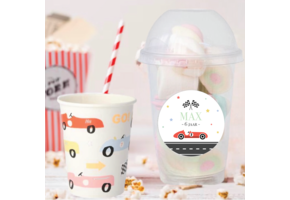 Schooltraktatie bekers race cars (5st)