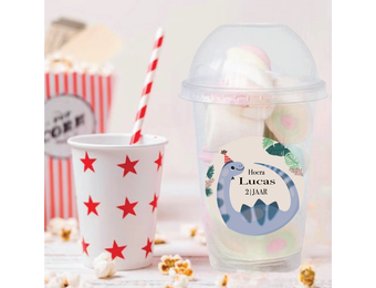 Schooltraktatie bekers Dinosaur Kingdom (5st)