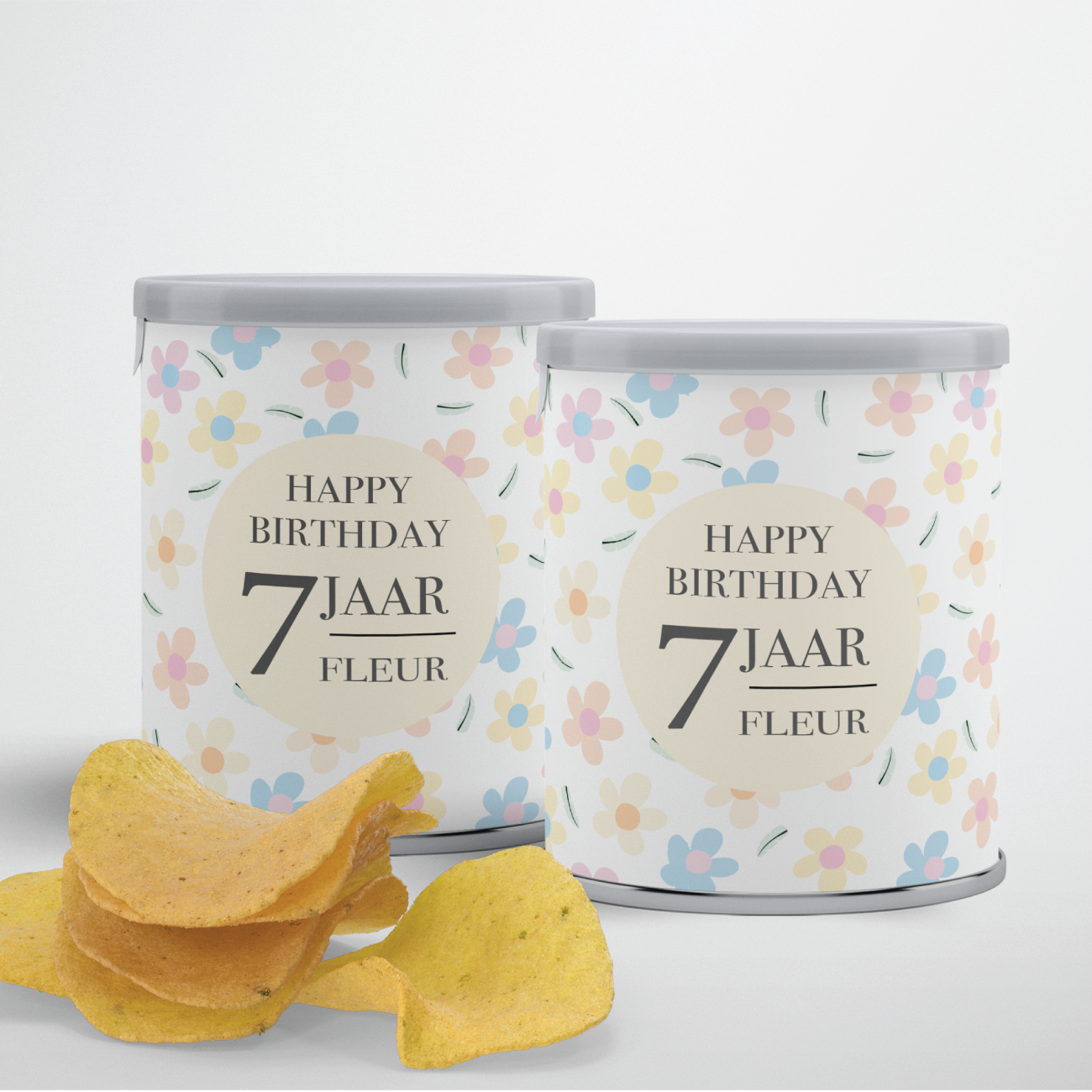 Pringle labels Daisy Pastel (5st)