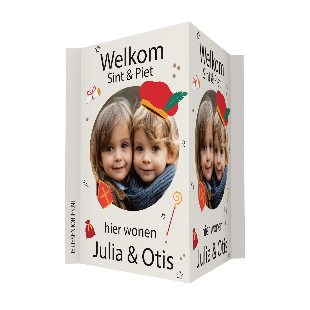 Sint & Piet raambord XL icoontjes