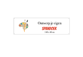 Spandoek Eigen Ontwerp 175 x 50 cm