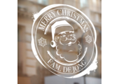 Raamsticker Santa (herbruikbaar)
