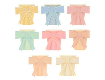 Bekertjes strikken pastel (8st) Meri Meri