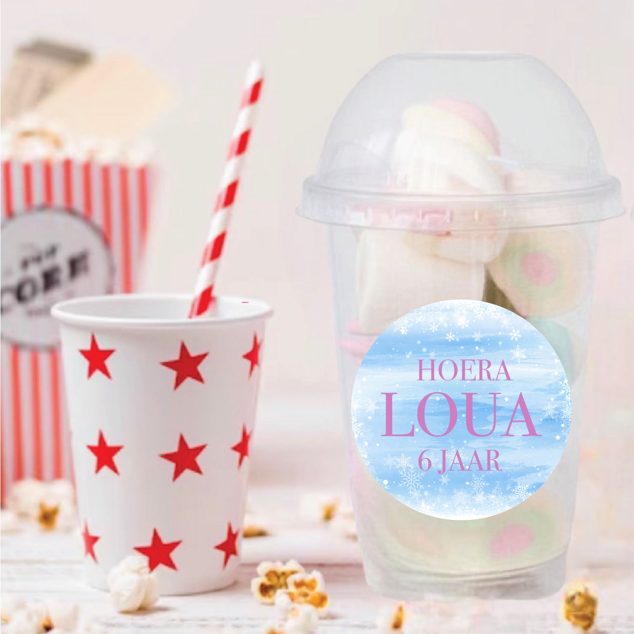 Traktatie bekers Frozen (5st)