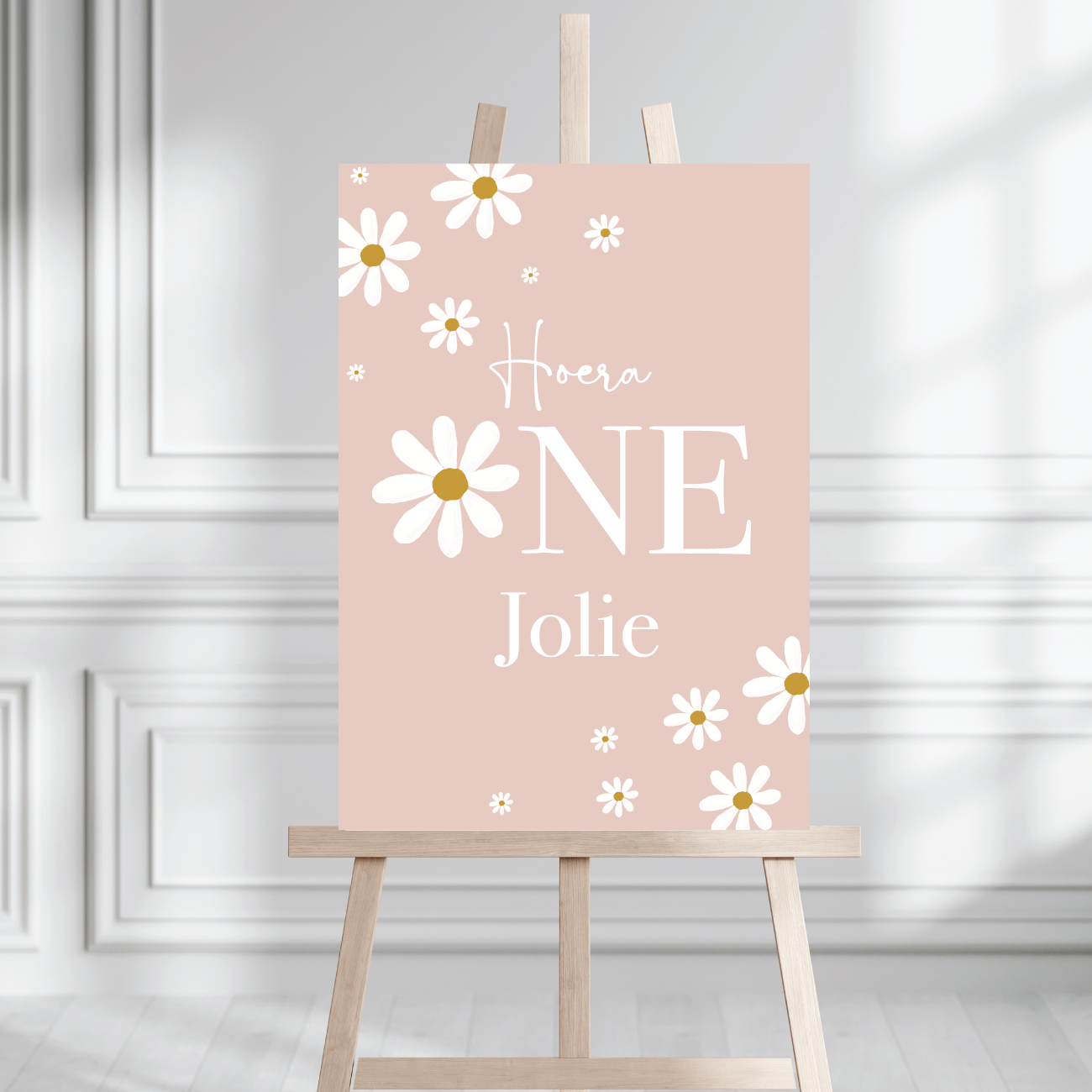 Welkomstbord One Today Daisy Blush