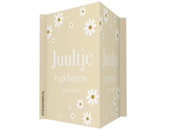 Geboortebord XL Madelief