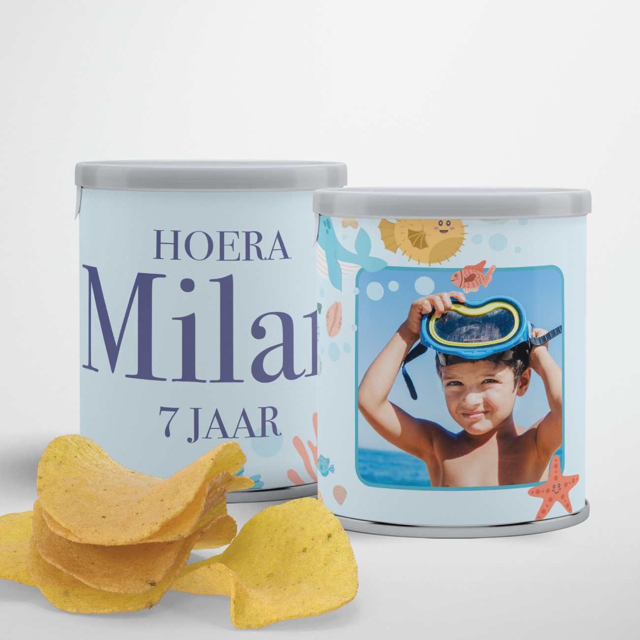 Pringle traktatie printable Oceaan