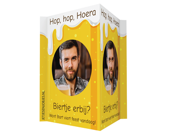 Raambord XL verjaardag bierfeestje