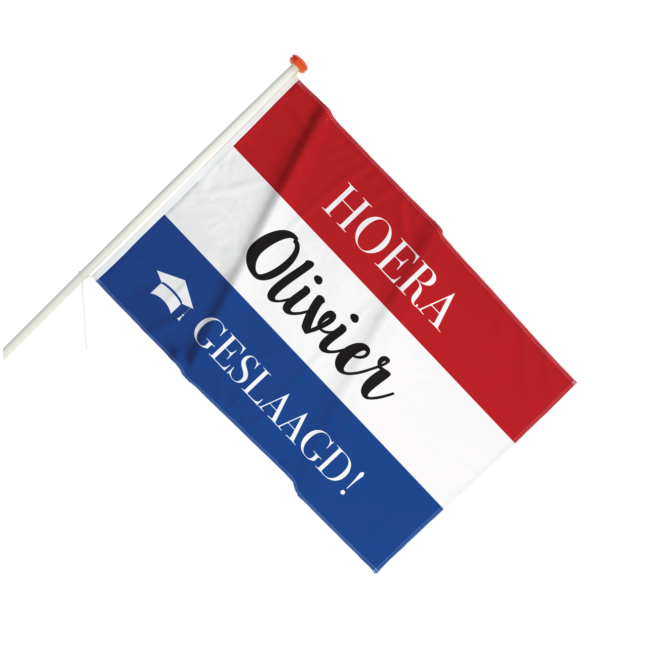 Vlag Geslaagd met Naam