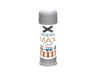 Bellenblaas Traktatie Wikkel Trein Printable