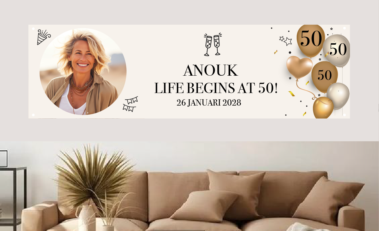 Gepersonaliseerde feestversiering