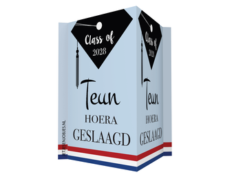 Raambord Geslaagd XL Afstudeerhoedje