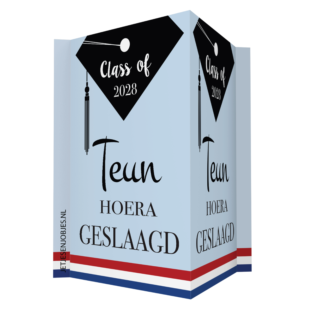 Raambord Geslaagd XL Afstudeerhoedje