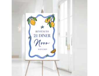 21 Diner Welkomstbord La Dolce Vita