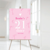 21 Diner Welkomstbord Cocktails