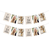 21 Diner Slinger met ballonnen gepersonaliseerd (18st)