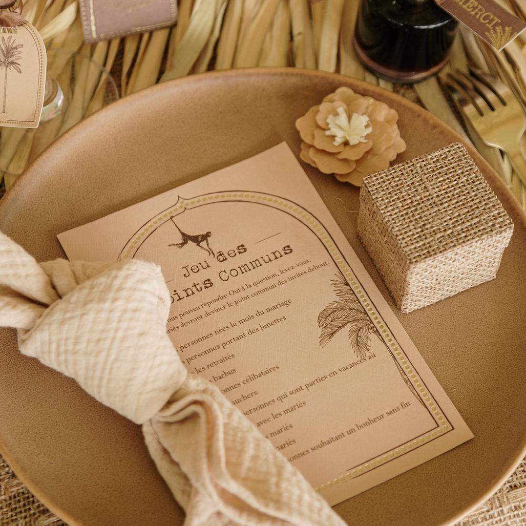 Servetten Katoen Beige (4st)