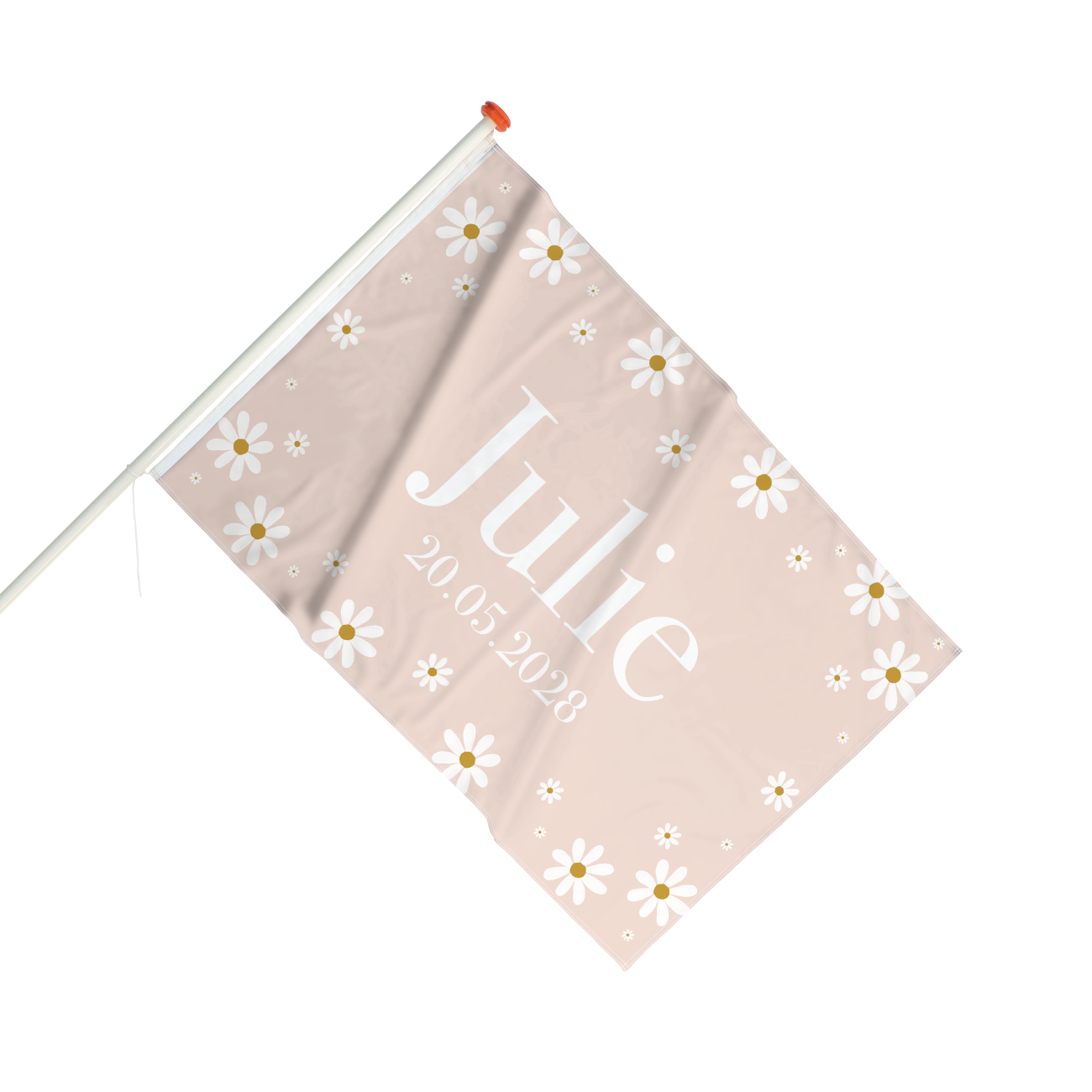 Geboortevlag Daisy Beige