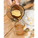 Waterglas – Glas 30cl amber Tone - set/4