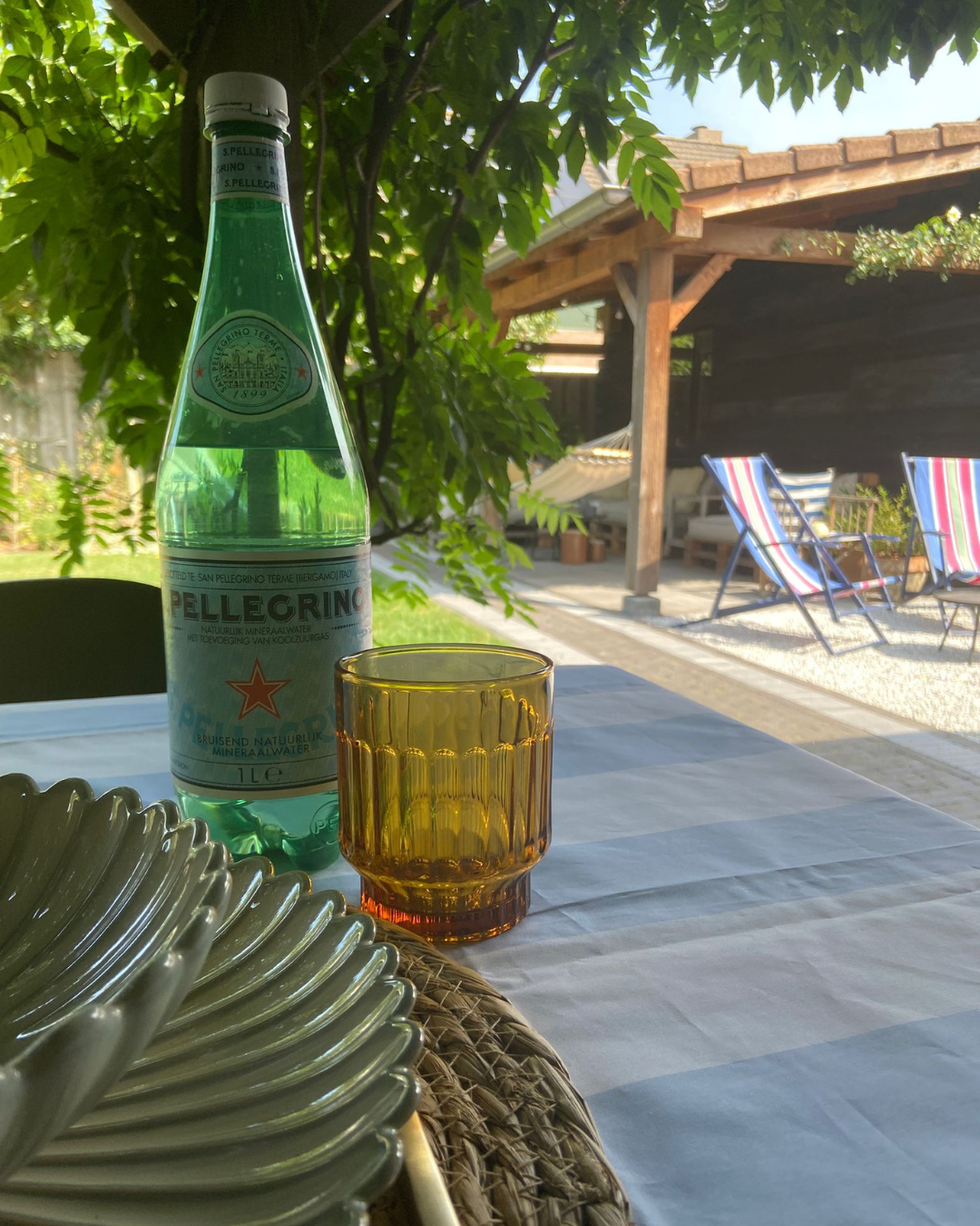 Waterglas – Glas 30cl amber Tone - set/4