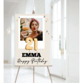 21 jaar Welkomstbord Verjaardag met ballonnen