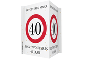 Verkeersbord Raambord 40 Jaar