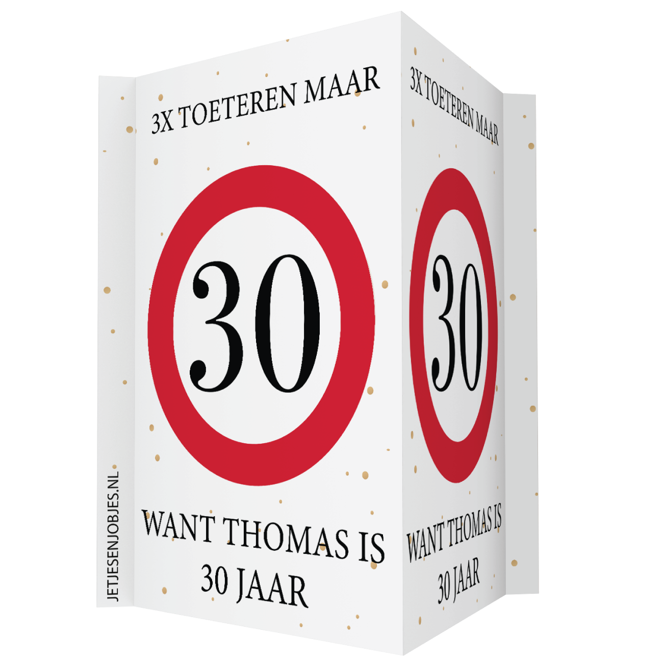 Verkeersbord Raambord 30 Jaar