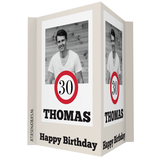 30 jaar Verkeersbord Raambord met foto