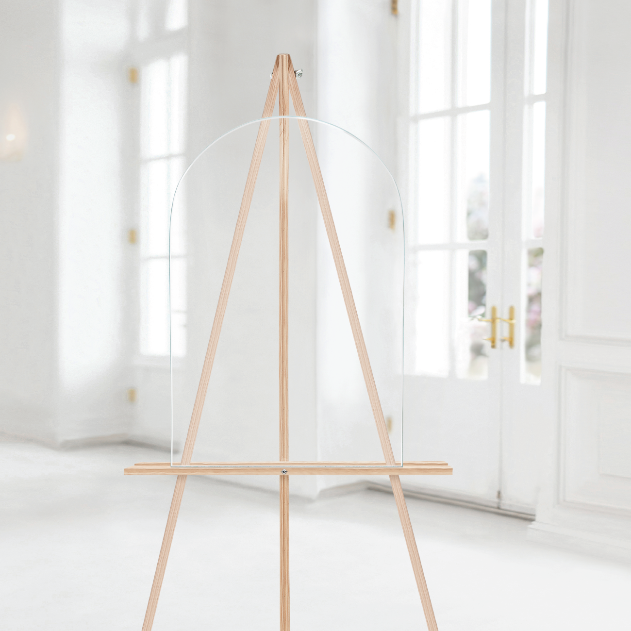 Welkomstbord Bruiloft Acryl in boogvorm zelf maken