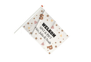 Sinterklaas vlag met naam - Snoepgoed