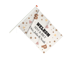 Sinterklaas Vlag  Snoepgoed met Naam