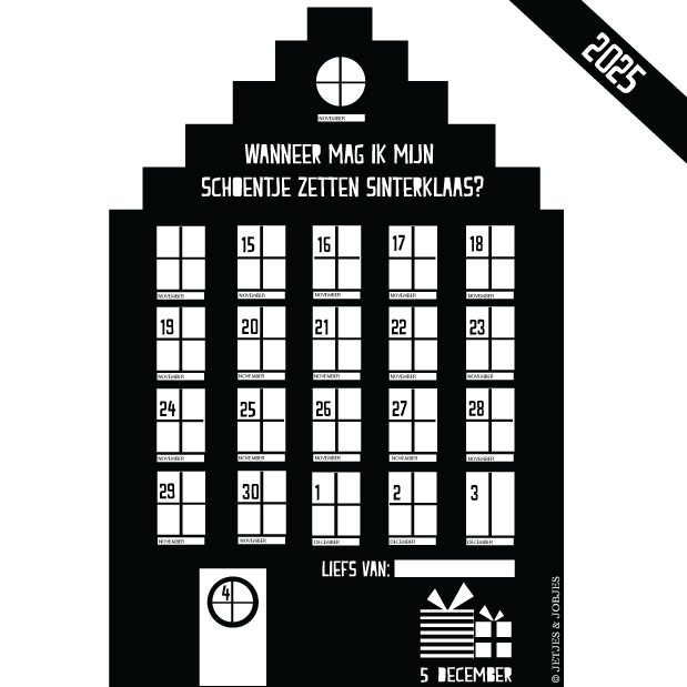 Schoenzet kalender 2025