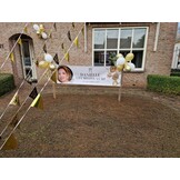 Spandoek Verjaardag 50 jaar met ballonnen