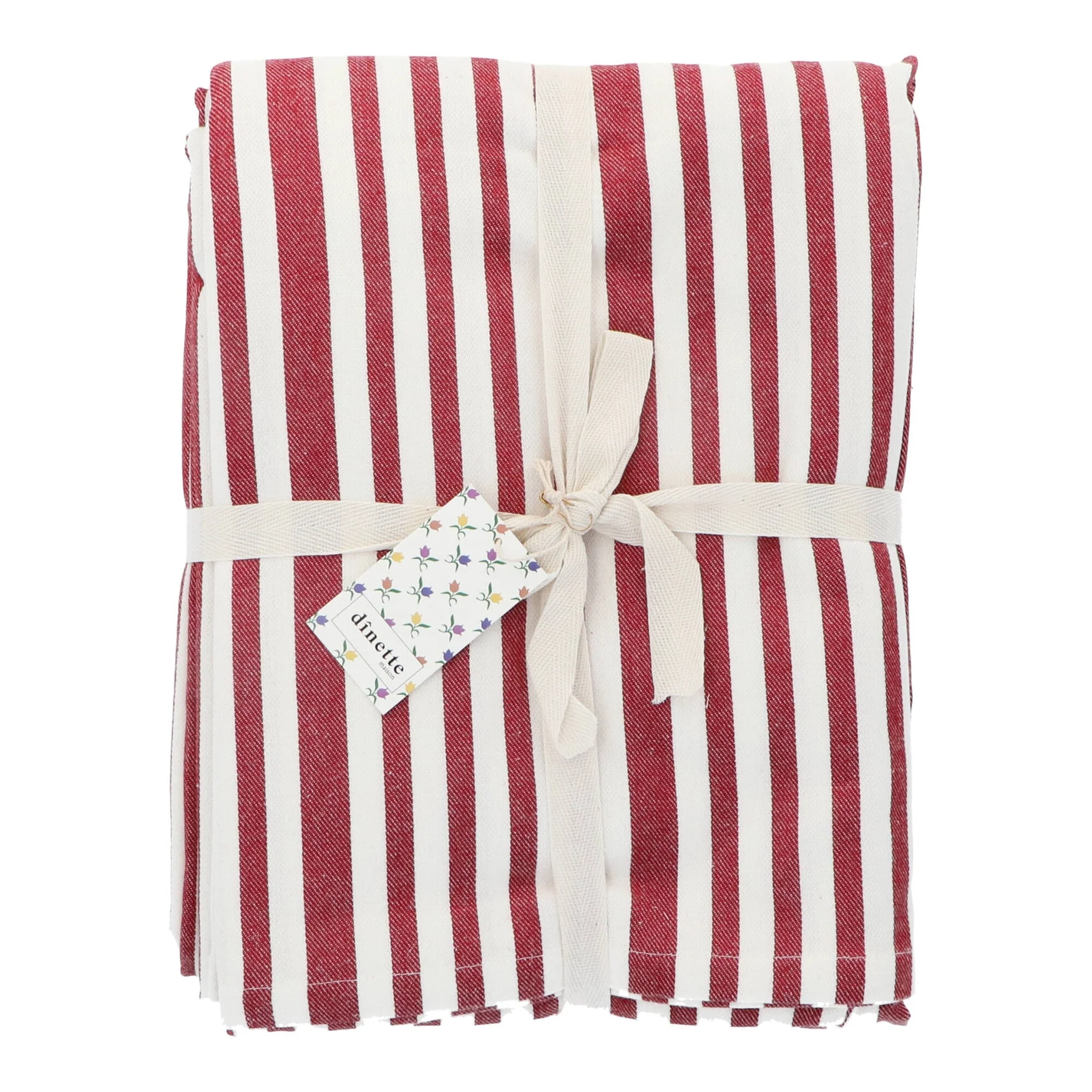 Tafelkleed Noëline Burgundy (170 x 250 cm) - Maison Dinette