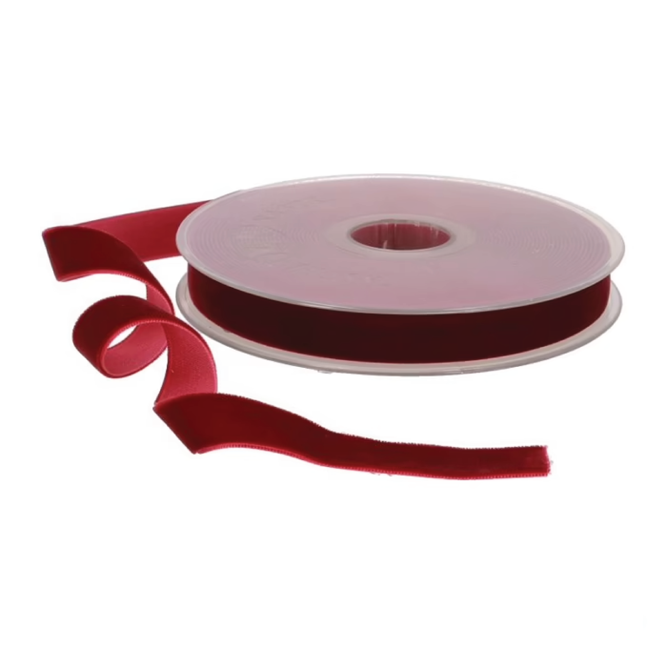 Velvet lint Bordeaux Rood op rol (9m)