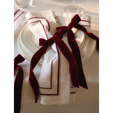 Velvet lint Bordeaux Rood op rol (9m)