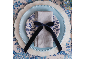 Velvet lint Donker Blauw op rol (9m)