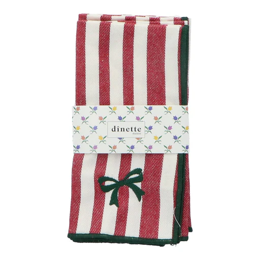 Servet Noëline Burgundy (set van 2) - Maison Dinette