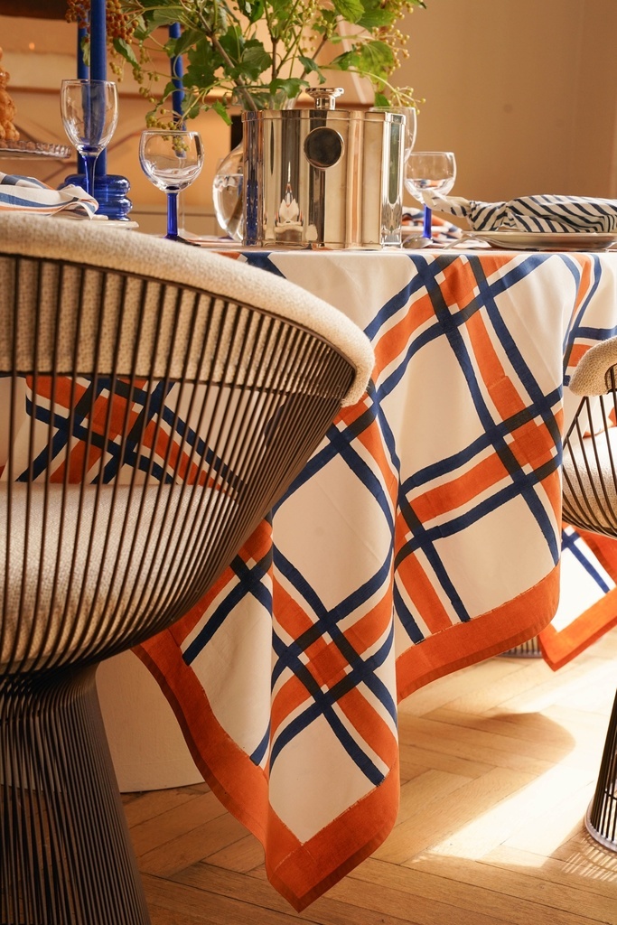 Tafelkleed Hockney Rust (170 x 300 cm) - Maison Dinette