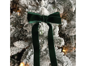 Velvet lint Donkergroen op rol (9m)