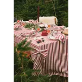 Katoenen strikken Noëline Bordeaux Rood (set van 2) (set van 2) - Maison Dinette